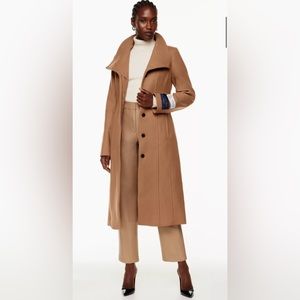 Aritzia Long Connor Coat color Saville M